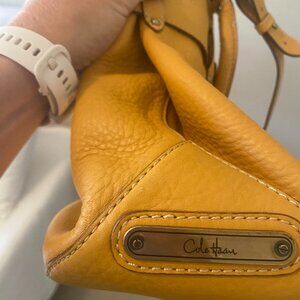 Cole Haan Mustard Leather Shoulder Bag